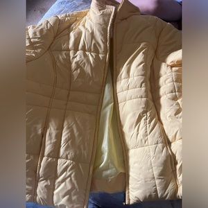 Xl yellow puffy coat
